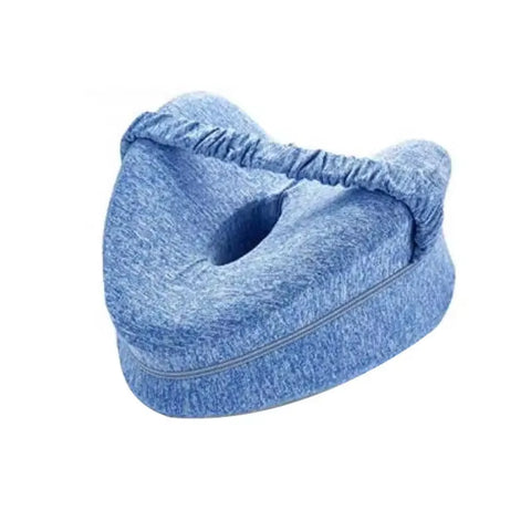 Memory Cotton Leg Pillow Hollow Heart Pregnancy Side Sleeper Sciatica Orthopedic Sciatica Back Hip Relief Pillow for Bed, Sofa