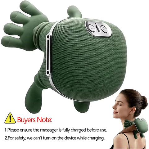 2025 Bionic Neck Shoulder Massager N7 Kneading Massager Shawl 3-Level Modes Neck Cervical Waist Leg Body Muscles Massage Pillow