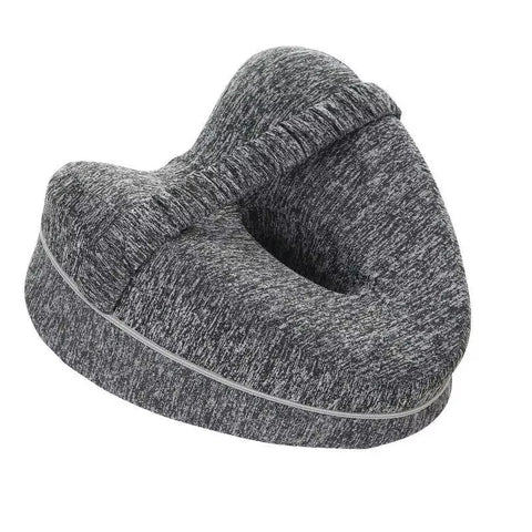 Memory Cotton Leg Pillow Hollow Heart Pregnancy Side Sleeper Sciatica Orthopedic Sciatica Back Hip Relief Pillow for Bed, Sofa